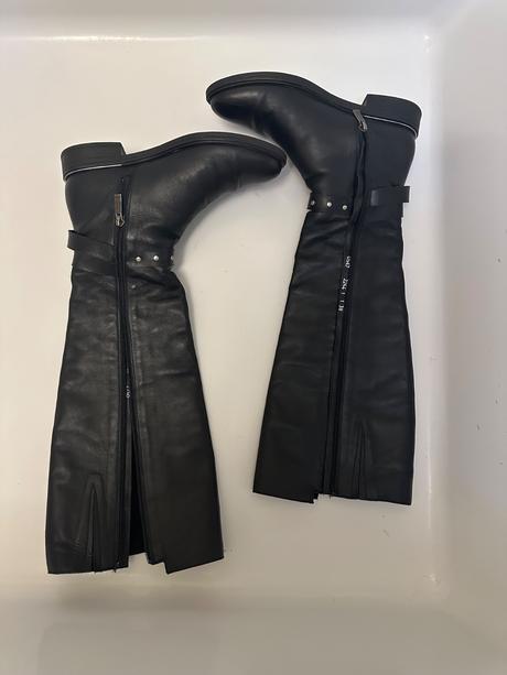 Kožené vysoké čižmy, 38