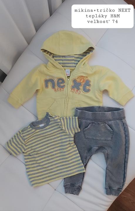 Komplet pre chlapčeka, next,74
