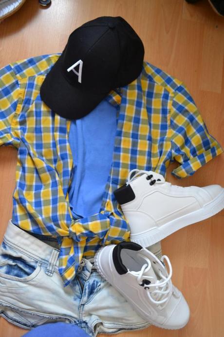Unisex farebná košeľa cca s/m, m