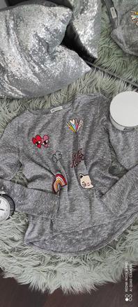 Tričko s aplikáciou, h&m,158
