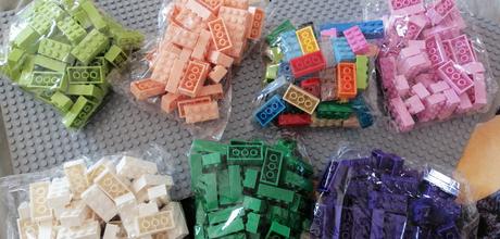 20ks stavebné kocky 2x4 classic,