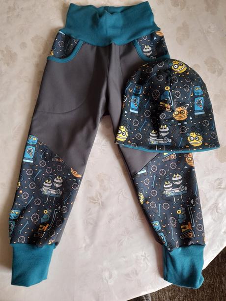 Softshellvé nohavice, 86 - 122