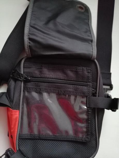 Kabelka pánska puma čierno oranžová, puma