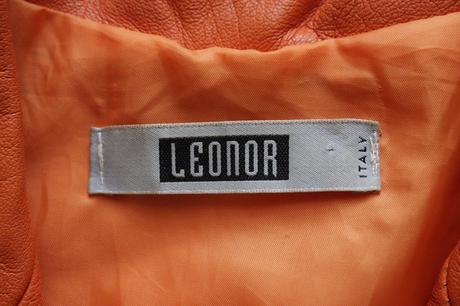 Kožená bunda z talianska, s