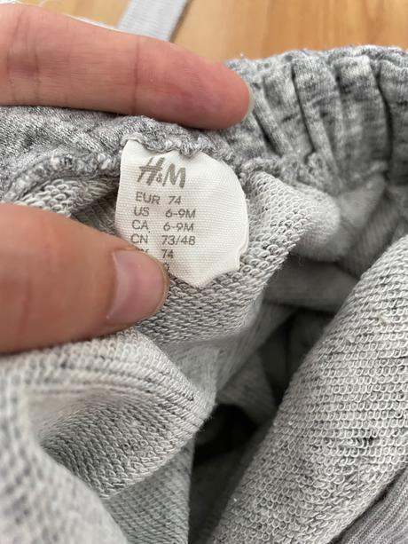 Nohavice na traky velk 74, h&m,74