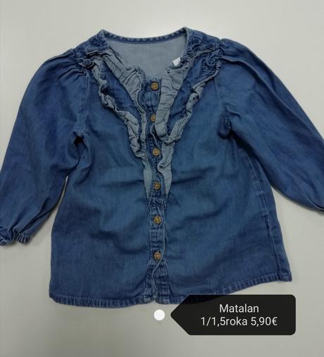 Rifľová bavlnená košeľa / blúzka, matalan,86