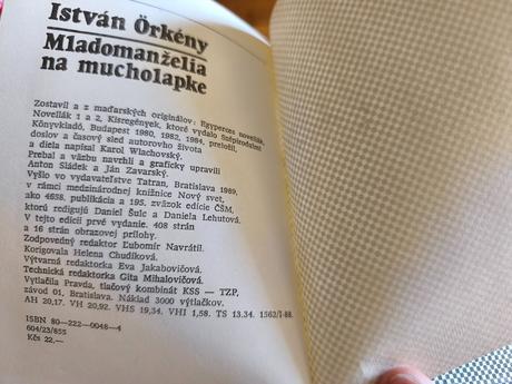 Kniha mladomanželia na mucholapke, 