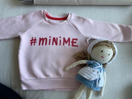 Ruzova minime mikina, primark,92