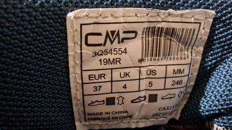 Turistické topánky, 37