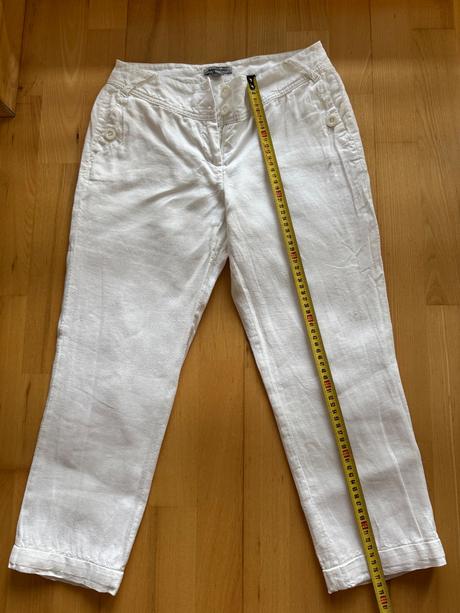 3/4 ľanové nohavice v. 34, bandolera,xs