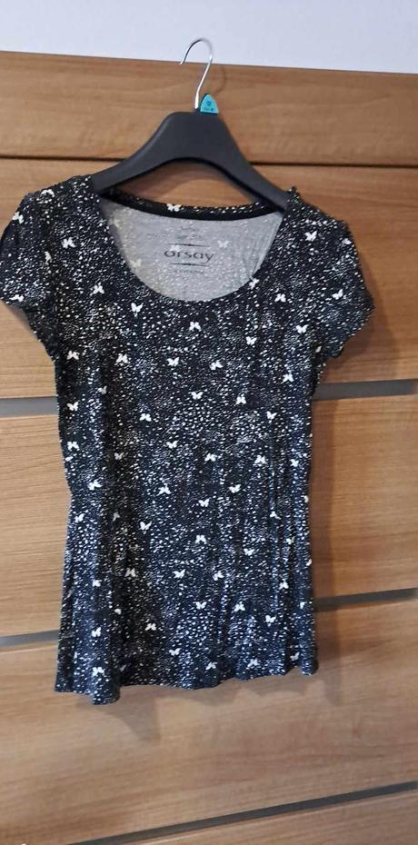 Orsay tričko s motýlikmi velkost m, orsay,m
