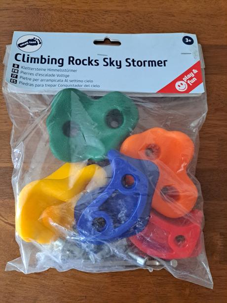 Lezecké úchyty plastové, 