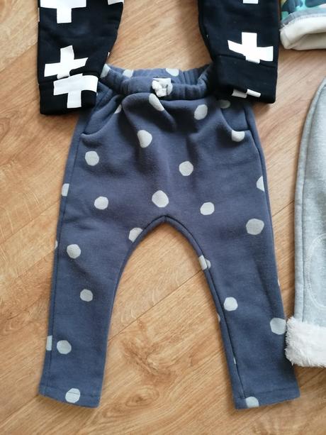 Zateplené nohavice/tepláky, 92