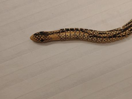 Zberateľ vintage drevený had pyrografia rezbárstvo,