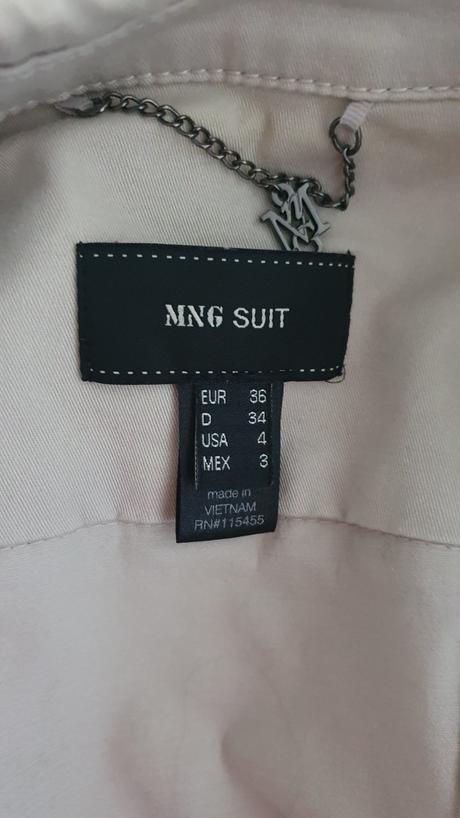 Krasne vypasovane sako, mango,36