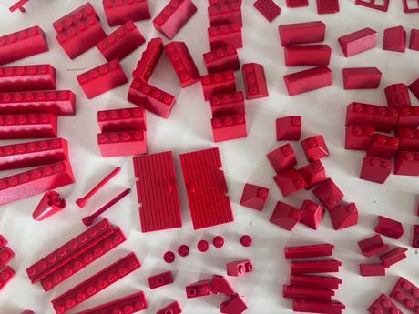 Lego červené, 