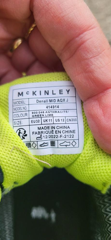 Turistické topánky mckinley 32, mckinley,32