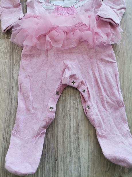 Dievčenský overal na spanie so zajacikom, f&f,74