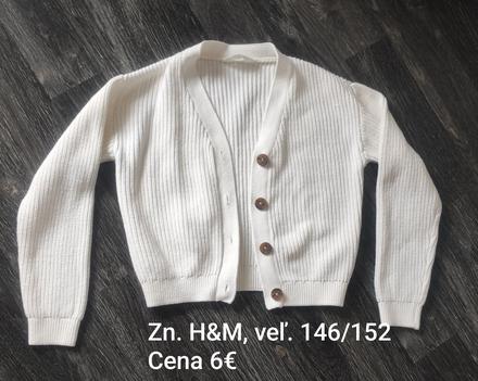 Predám detský svetrík zn. h&m veľ. 146/152, h&m,146