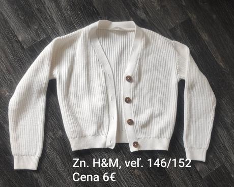 Predám detský svetrík zn. h&m veľ. 146/152, h&m,146