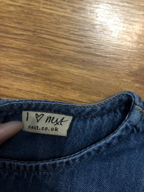 Dievčenské riflove šaty, next,146