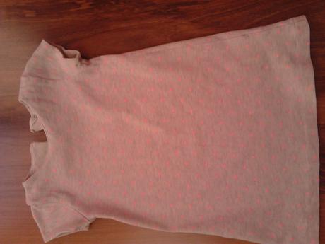 Svetrikove saty s neonovo ruzovymi srdieckami, h&m,98