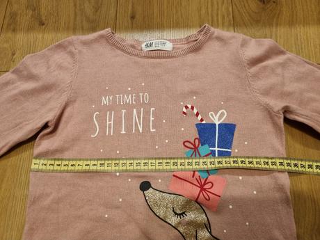 Sveter s vianočným motívom 122/128, h&m,122