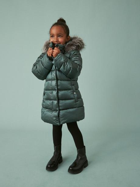 Next úžasná veľmi dobre zateplená zelená bunda, next,128
