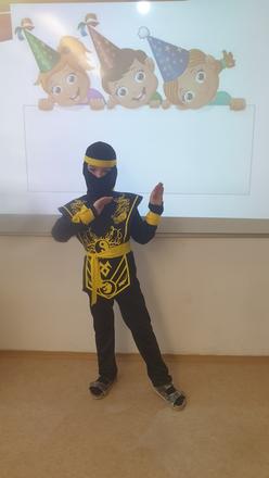 Kostým ninja 6-8rokov, 