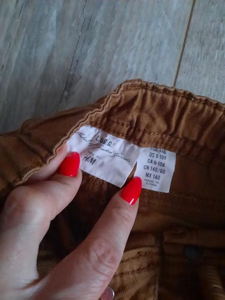 Krásne nohavice h&m, h&m,140