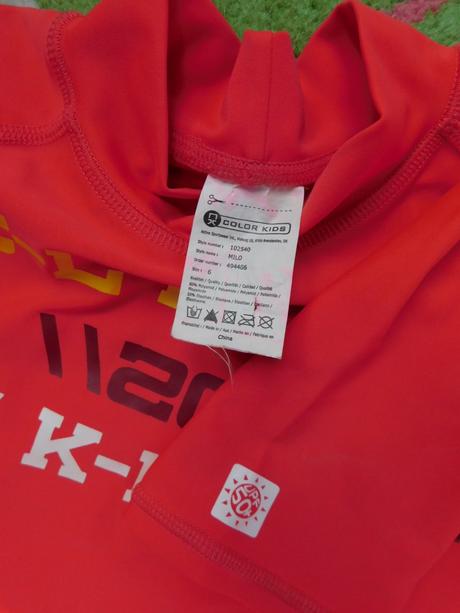 Ochranné tričko do vody color kids uv 50+, 122