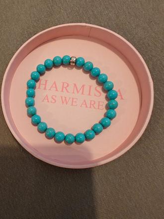 Thomas sabo naramok imitacia tyrkys na charms, thomas sabo