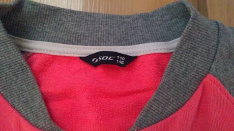 Tenšia mikinka na zips, 110-116-122, 110