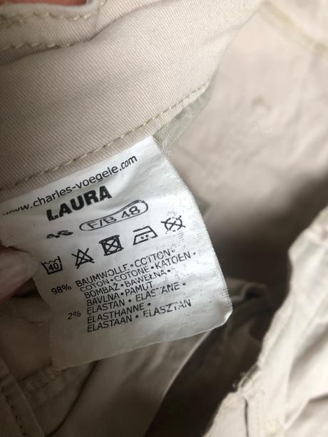 Béžové nohavice, charles vögele,46