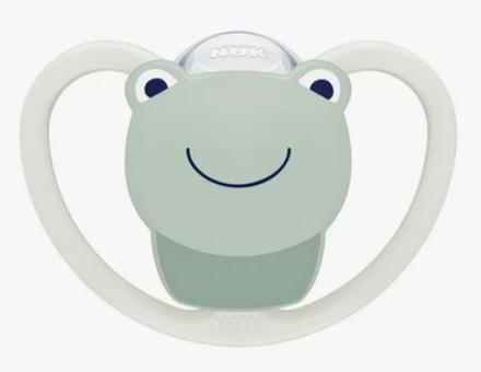 Nuk silikónový cumlík space žaba 1ks, 0-6m, nuk