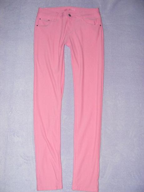 Elastické slim nohavice - s/m, s
