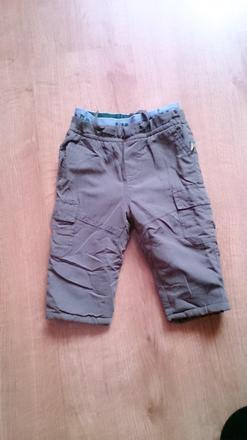 Zateplené nohavice podšité flísom, baby,68