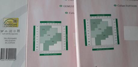 3 ks vzorovane hrubšie silónky. xs, s,34,36, s