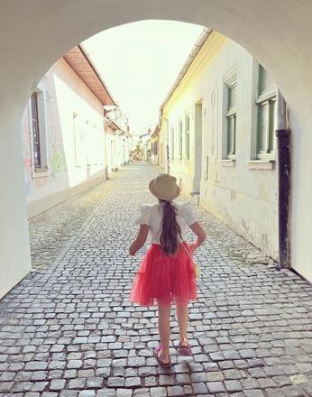 Tylová suknička, h&m,134