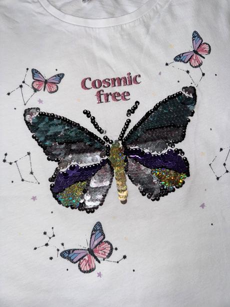 Tričko s flitrami 146, terranova,146