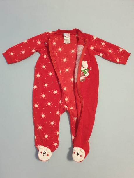 Flísový overal vianoce č.68, 68
