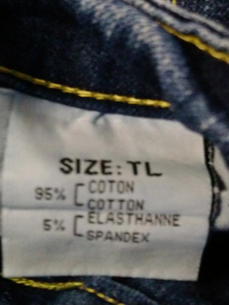 Dámske elastické rifle, go go fashion, l