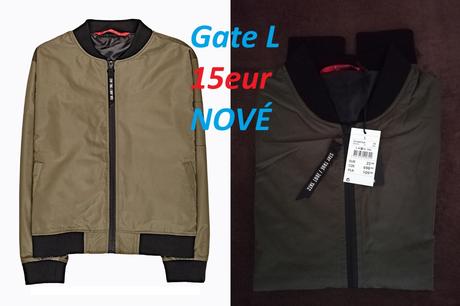 Zimná bunda hm, bombéra hm, h&m,l