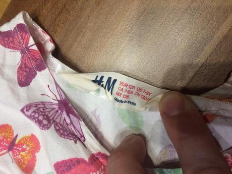 Motylikovy set, h&m,122