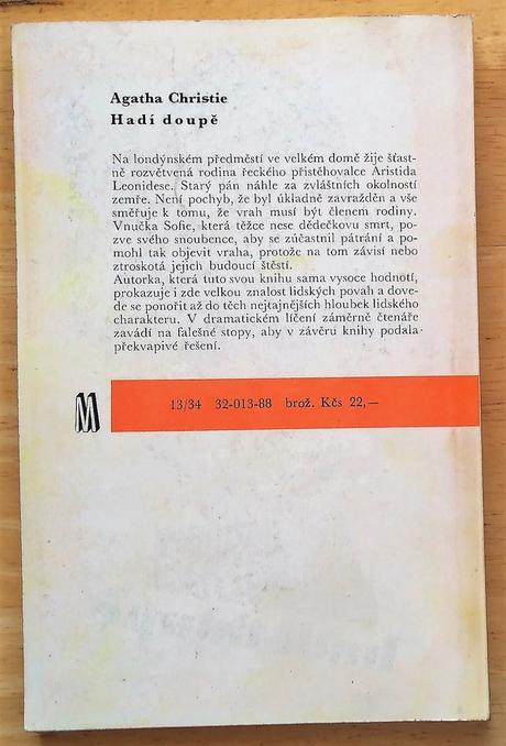 Hadí doupě , agatha christie, 