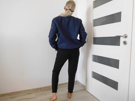 Jack jones s, modrá bunda dámska oversize, s