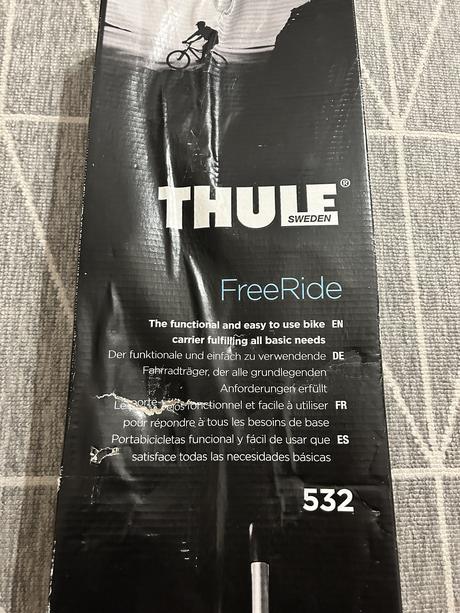 4x thule 532 freeride, strešný nosič na bicykle, 