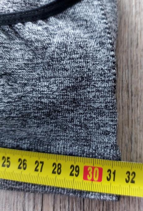 Sivá melírovaná športová podprsenka, m