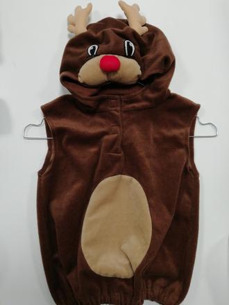 Vianočný sob vesta kostým 3-5rokov, 110