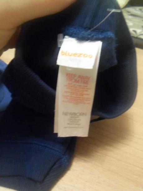 2x značkové nohavice pre new born do 3,5kg-56cm, bluezoo,56
